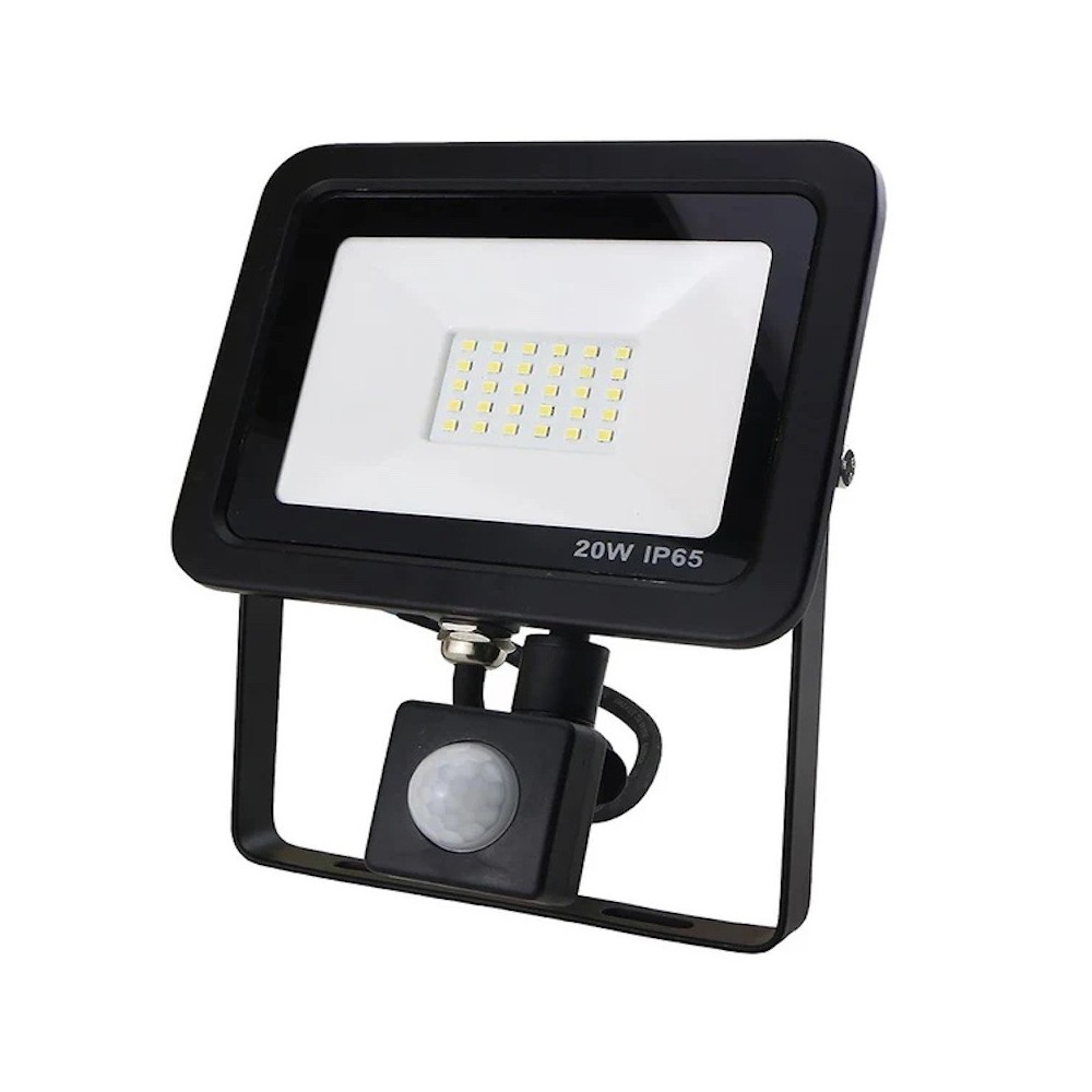 20w LED Flood 6k Incl. PIR Sensor