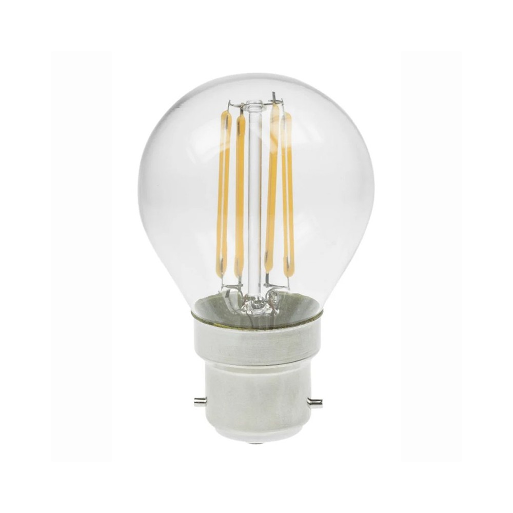 LED Filament Golf 4w BC WW LED Lamp