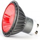 LED GU10 7W Dimmable Red Light Bulb | Red LED Spot Lamp UK
