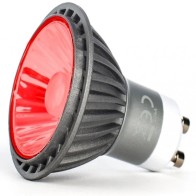 LED GU10 7W Dimmable Red Light Bulb | Red LED Spot Lamp UK