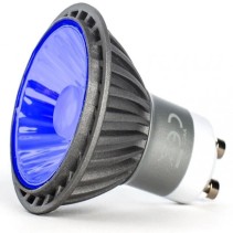 LED GU10 7W Dimmable Blue Light Bulb | Blue LED Spot Lamp UK