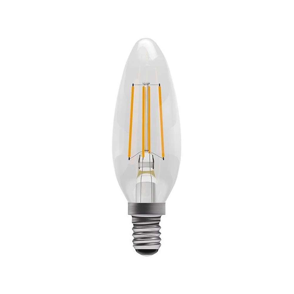LED Filament Candle 5W SES Dimmable 2700K | Warm White Candle Bulb UK